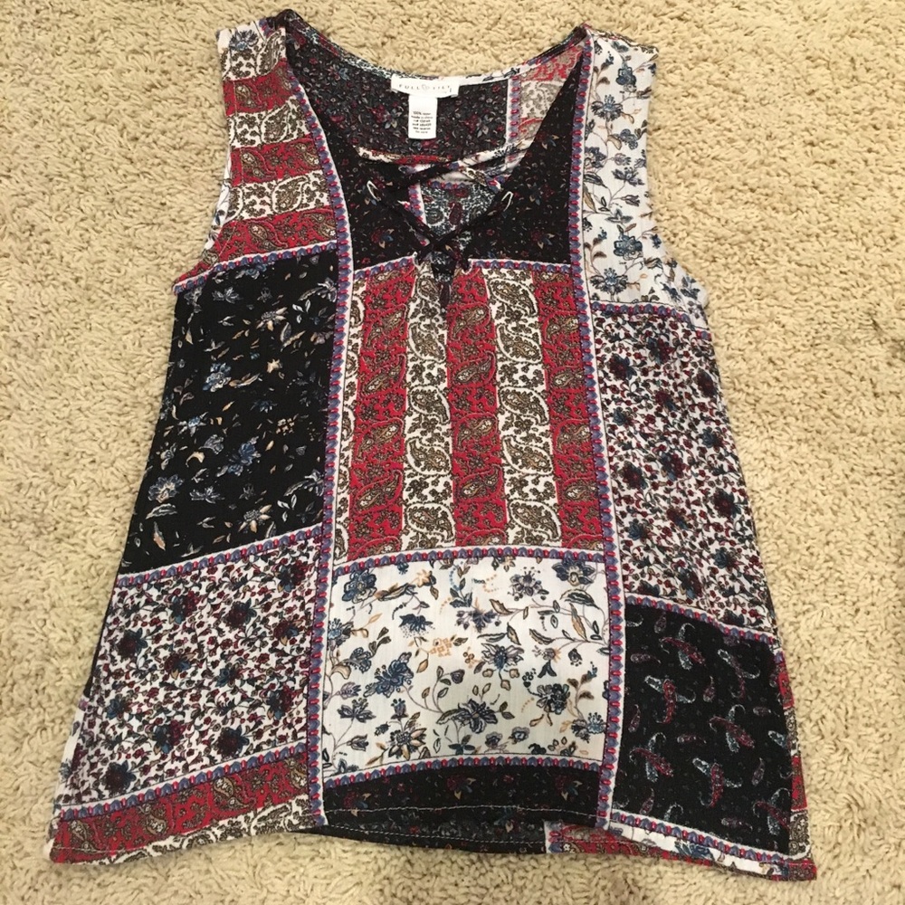 pattern tank top